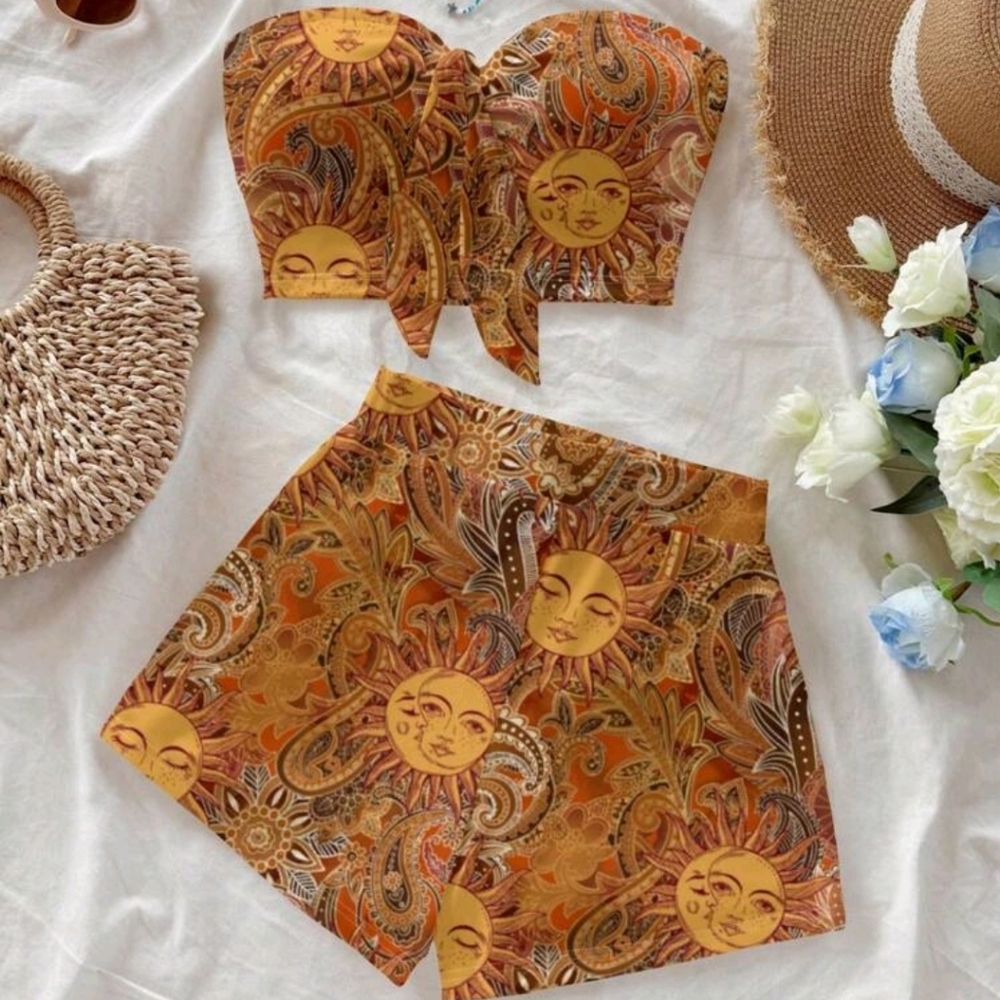 Soleia Women Two Pieces Outfits - Picture 6 of 7